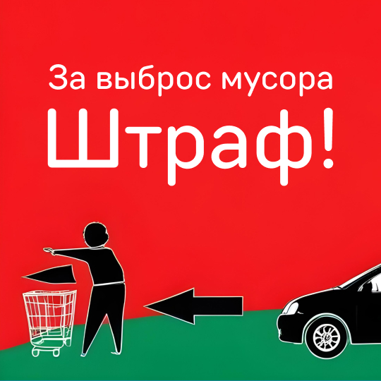 Выкинули мусор из машины – получите штраф с камеры