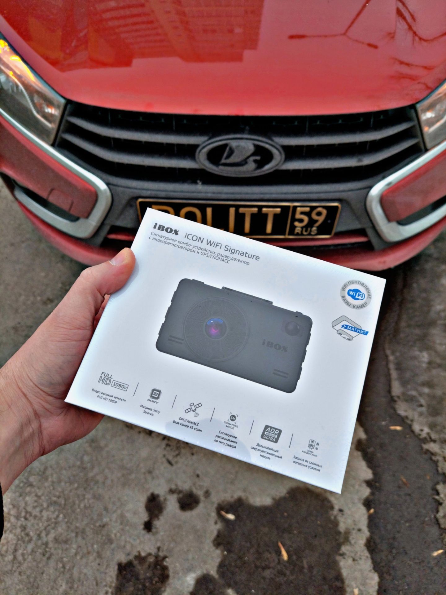 iBOX iCON WiFi Signature, штрафы давай до свидания!